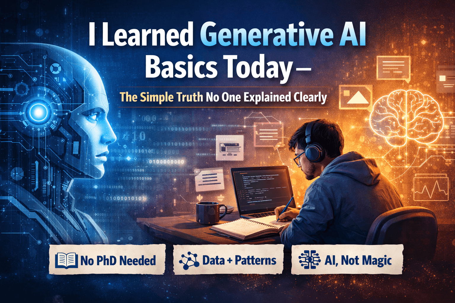 I Learned Generative AI Basics Today — A Beginner’s View